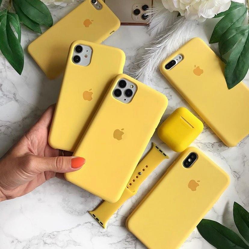 Iphone Yellow Silicone Case – Case Cafe