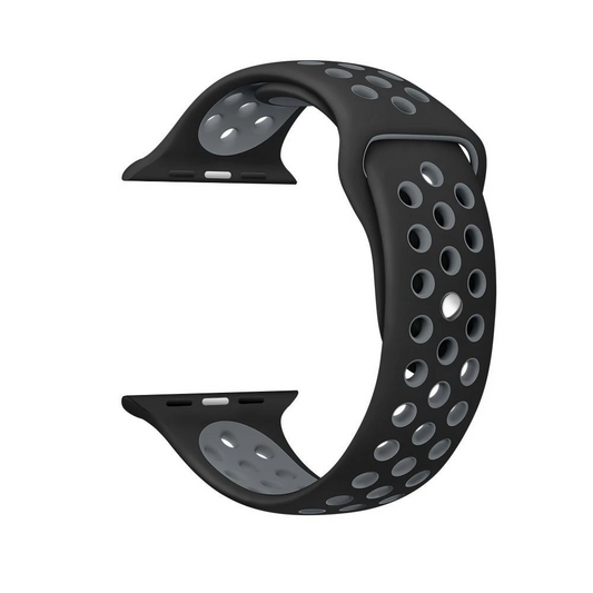 Nike Edition (Black + Grey) Original Silicone Strap