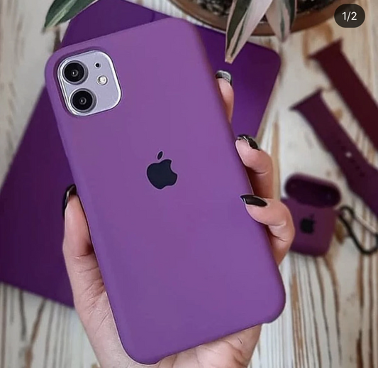 IPhone Purple Silicone Case