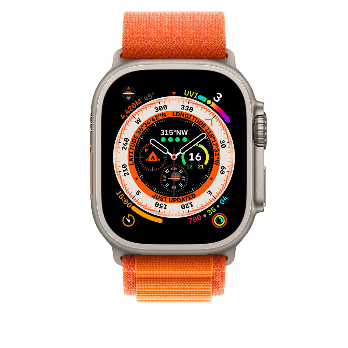 Orange Ridge Loop Apple WatchBand