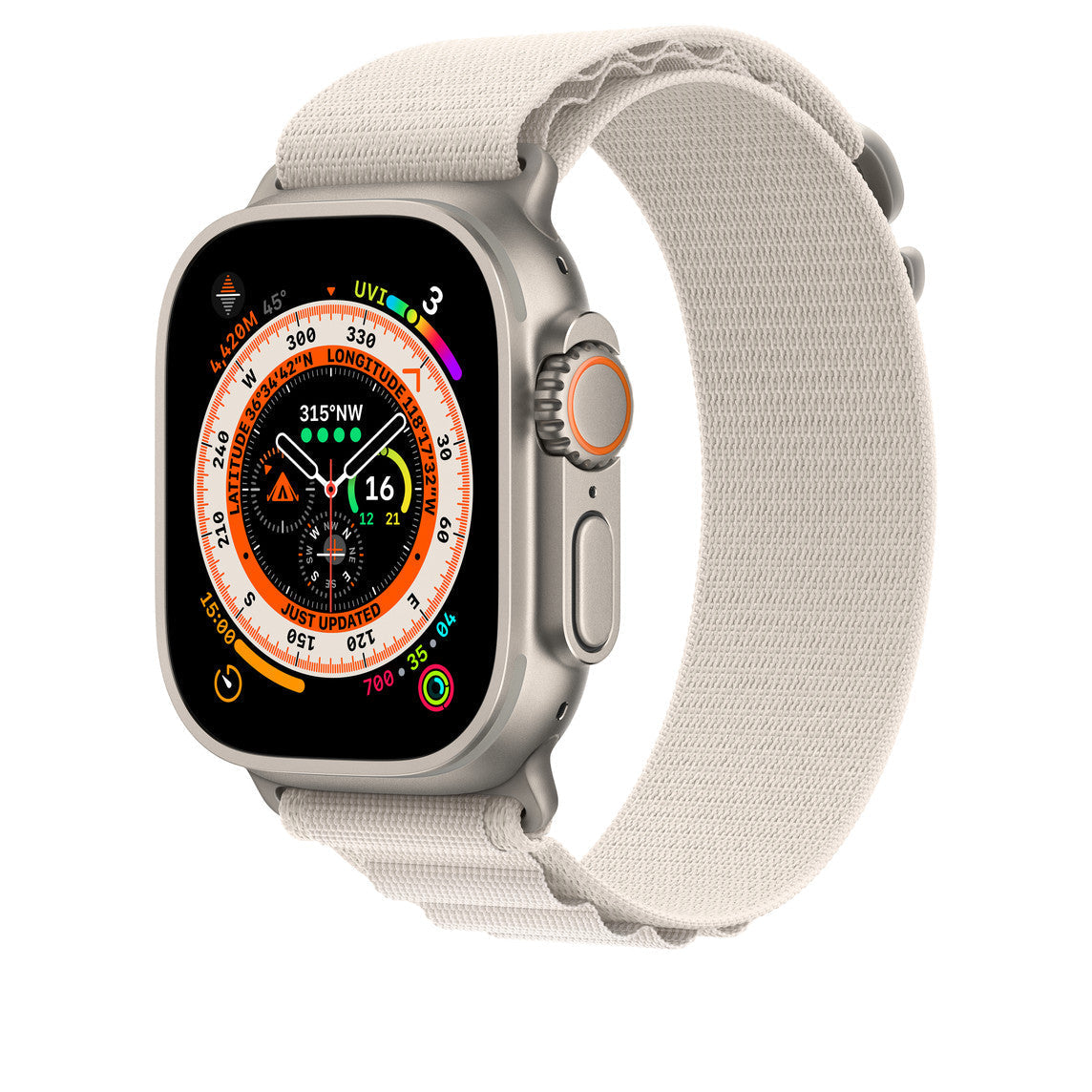 White Ridge Loop Apple WatchBand