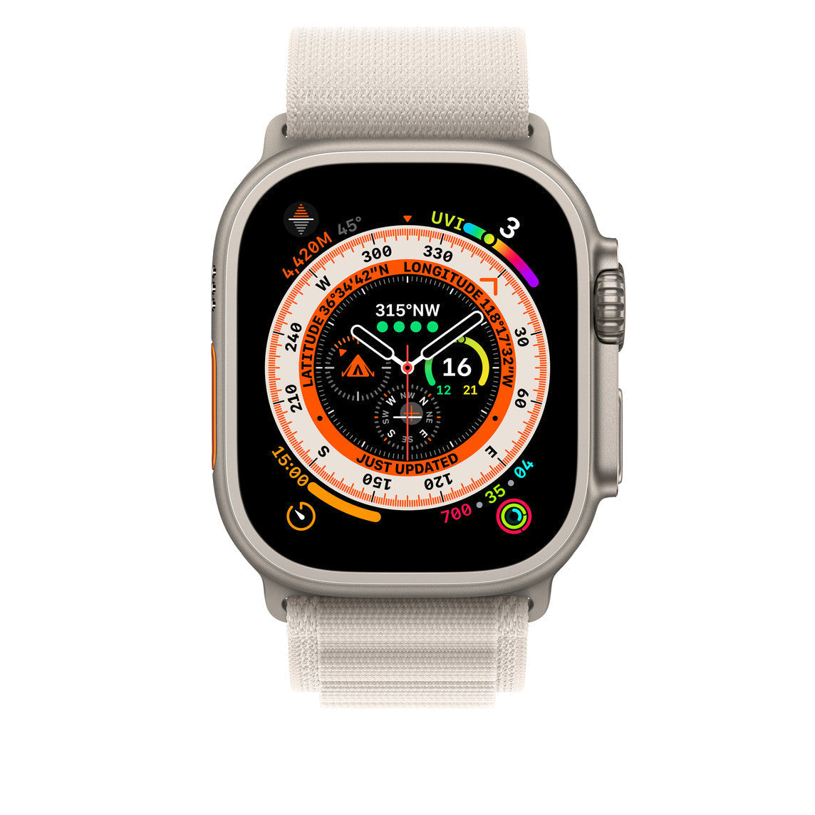 White Ridge Loop Apple WatchBand