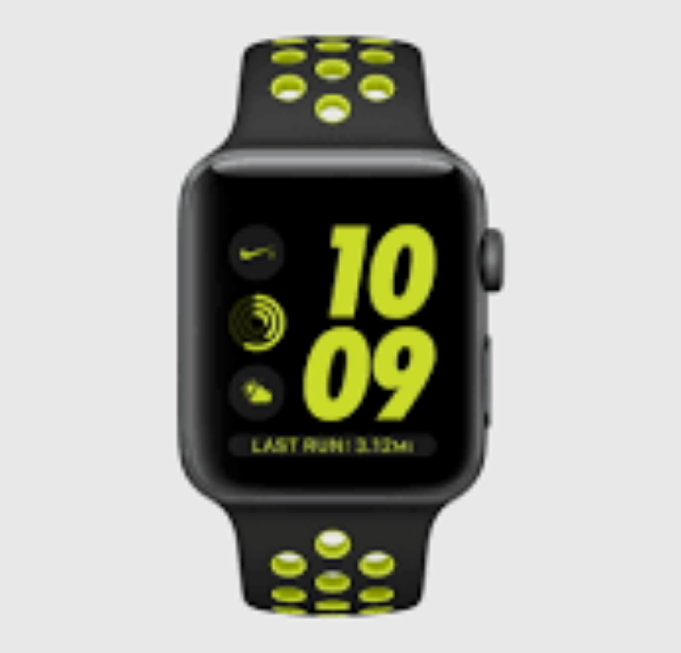 Nike Edition (Black + Yellow) Original Silicone Strap