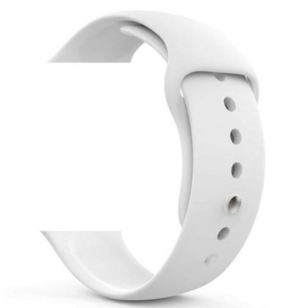 White Original Silicone Strap