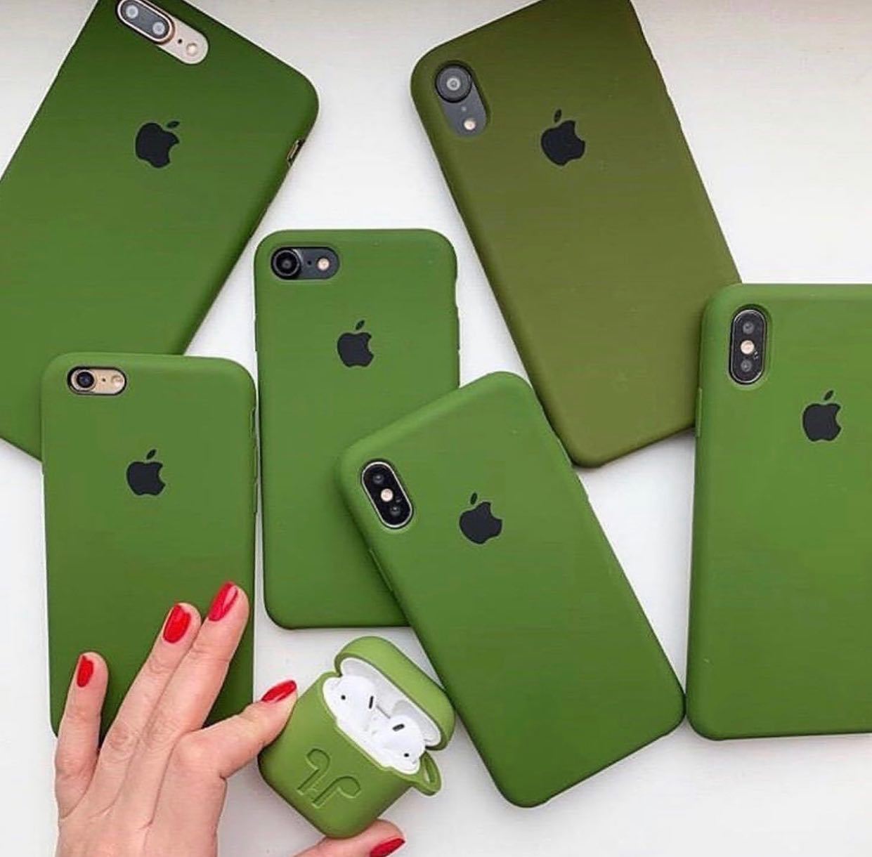 Iphone Bottle Green Silicon case