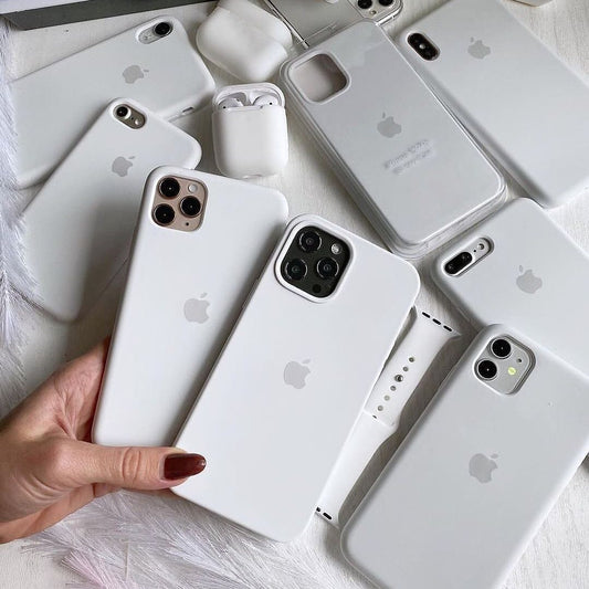 Iphone White Silicon case